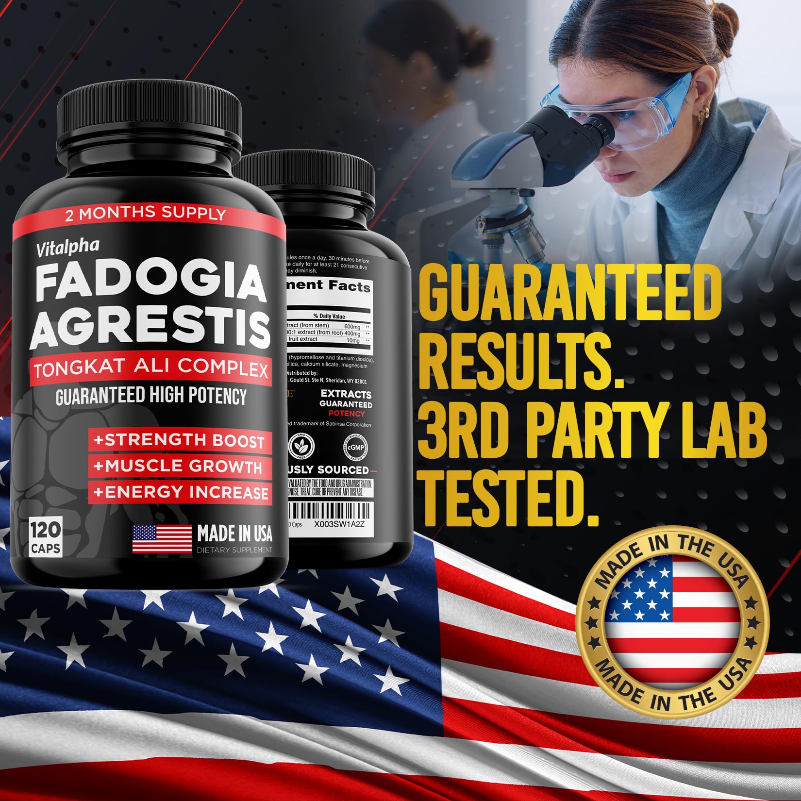 Amazon.com: VITALPHA Ultra Concentrated Fadogia Agrestis 600mg